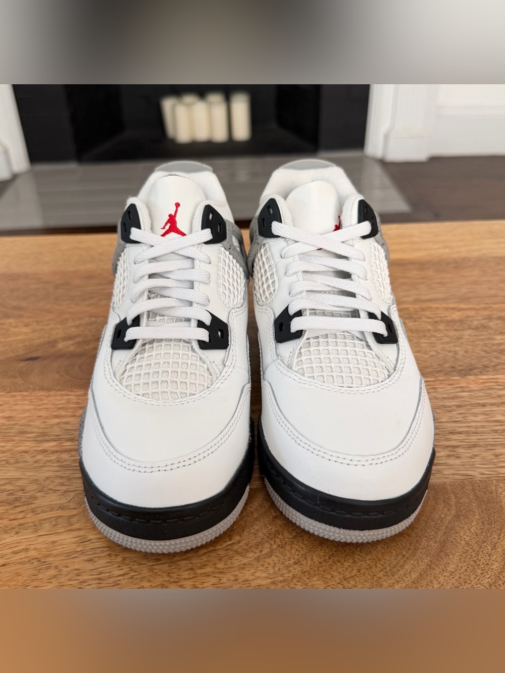 Air Jordan 4 Retro OG “White Cement” - PS Size 2.5Y - (IB4388-100) - Picture 3 of 5